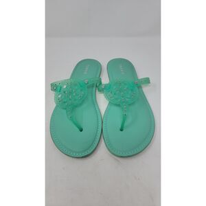 Torrid Medallion Mint T-Strap Extra Wide Width Sandals